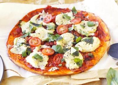 طرز تهیه یک پیتزا گیاهی خوشمزه؛ پیتزا مارگاریتا